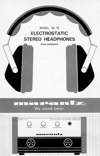 Marantz SE 1S electrostatic headphones PDF